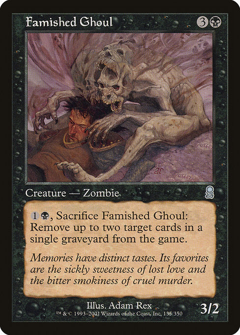 【EN】飢えたる食屍鬼/Famished Ghoul [ODY] 黒U No.135