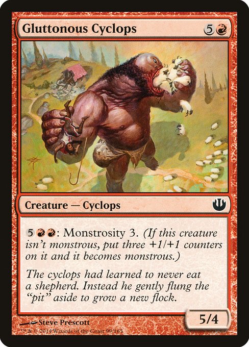 【EN】暴食するサイクロプス/Gluttonous Cyclops [JOU] 赤C No.99
