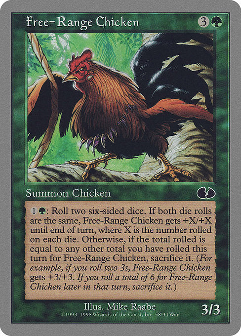 【EN】Free-Range Chicken [UGL] 緑C No.58