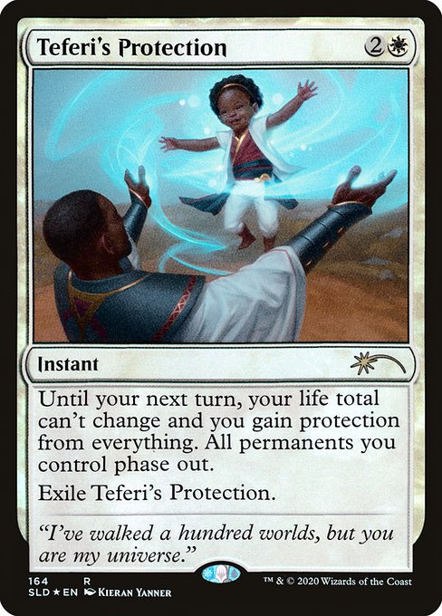 【Foil】【EN】テフェリーの防御/Teferi's Protection [SLD] 白R No.164