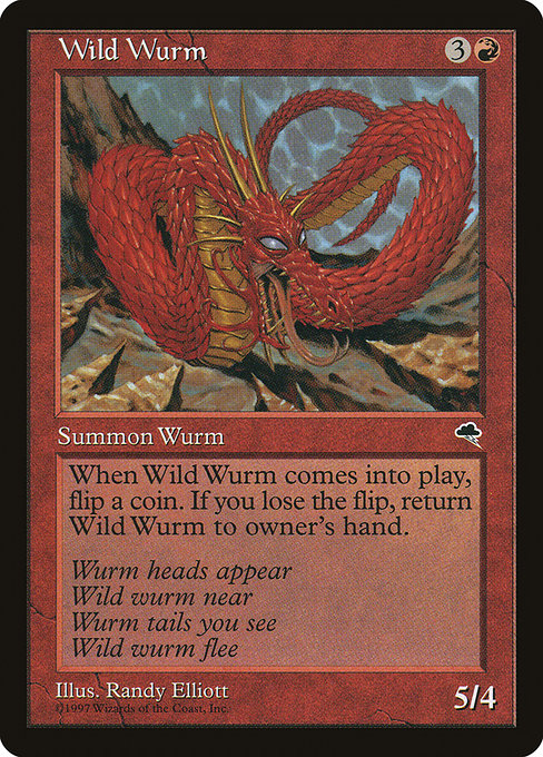 【EN】野生のワーム/Wild Wurm [TMP] 赤U No.212