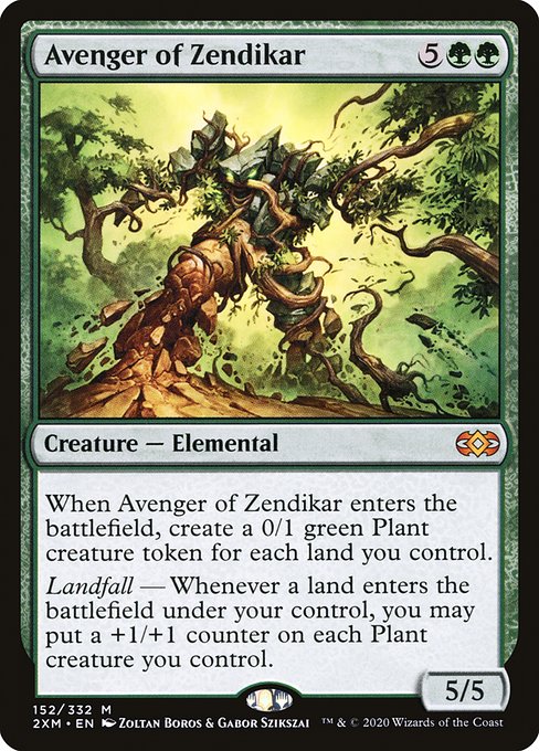【EN】ゼンディカーの報復者/Avenger of Zendikar [2XM] 緑M No.152