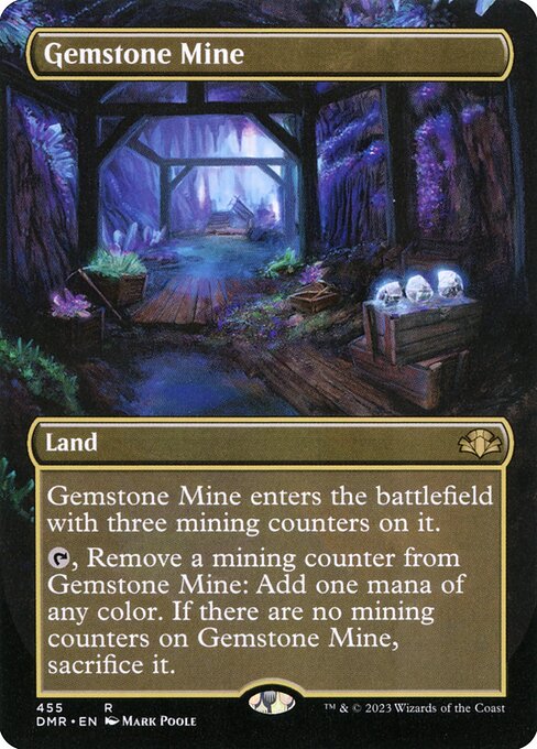 【Foil】【EN】宝石鉱山/Gemstone Mine [DMR] 無R No.455