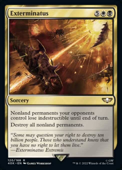 【Foil】【EN】Exterminatus [40K] 金R No.120★