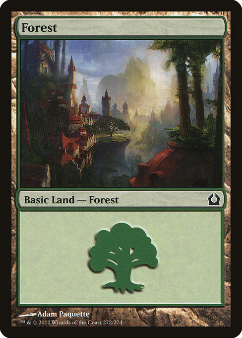 【Foil】【EN】森/Forest [RTR] 無C No.272