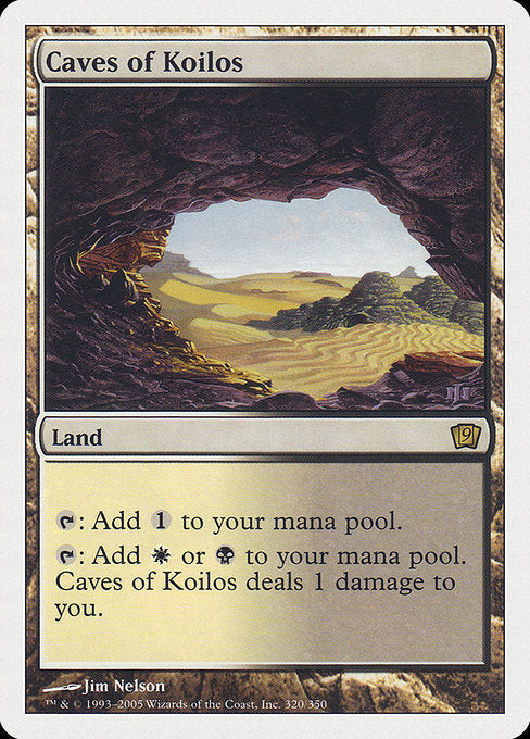 【Foil】【EN】コイロスの洞窟/Caves of Koilos [9ED] 無R No.320