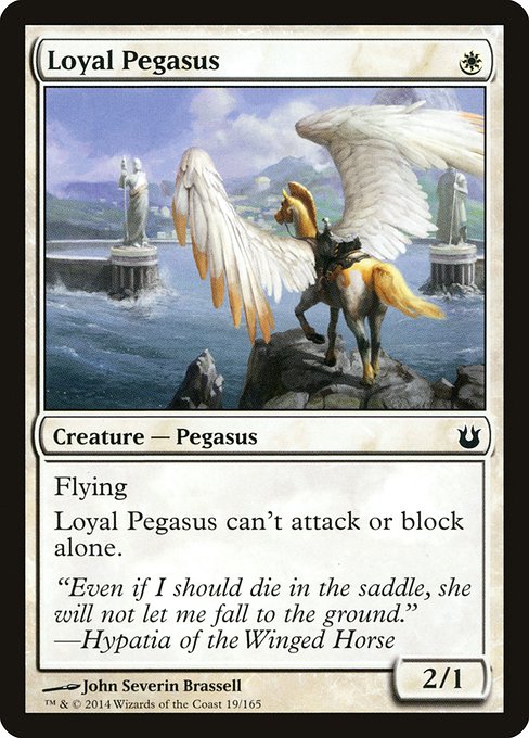 【Foil】【EN】忠実なペガサス/Loyal Pegasus [BNG] 白C No.19