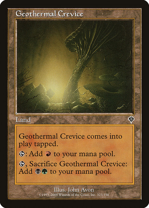 【Foil】【EN】地熱の割れ目/Geothermal Crevice [INV] 無C No.323