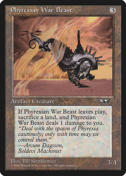 【EN】Phyrexian War Beast [ALL] 茶C No.127a