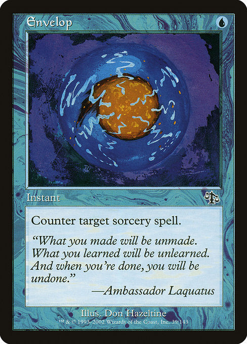 【Foil】【EN】被覆/Envelop [JUD] 青C No.39