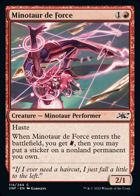 【EN】Minotaur de Force [UNF] 赤C No.114