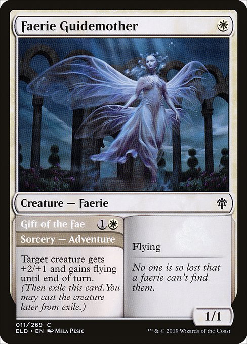 【Foil】【EN】Faerie Guidemother // Gift of the Fae [ELD] 混C No.11