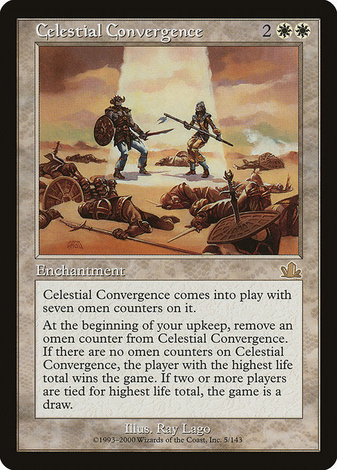 【Foil】【EN】天界の収斂/Celestial Convergence [PCY] 白R No.5