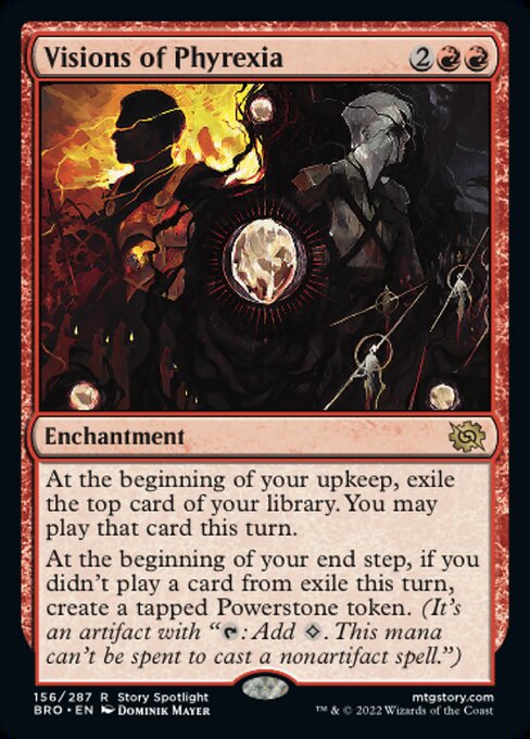 【Foil】【EN】ファイレクシアの幻視/Visions of Phyrexia [BRO] 赤R No.156
