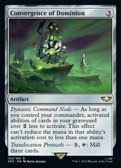 【Foil】【EN】Convergence of Dominion [40K] 茶R No.154★