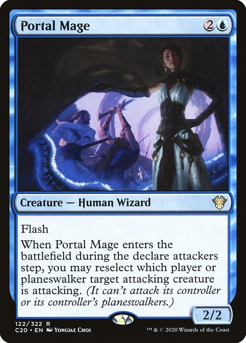 【EN】門の魔道士/Portal Mage [C20] 青R No.122