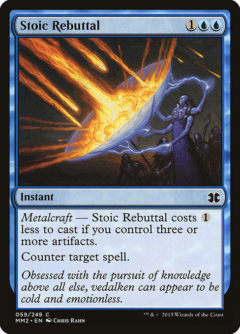【Foil】【EN】冷静な反論/Stoic Rebuttal [MM2] 青C No.59