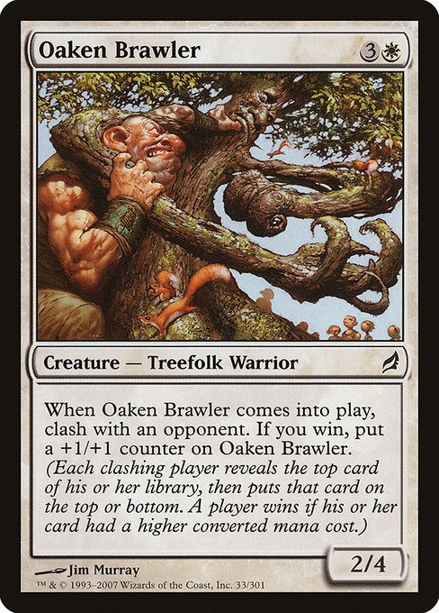 【Foil】【EN】樫の喧嘩屋/Oaken Brawler [LRW] 白C No.33