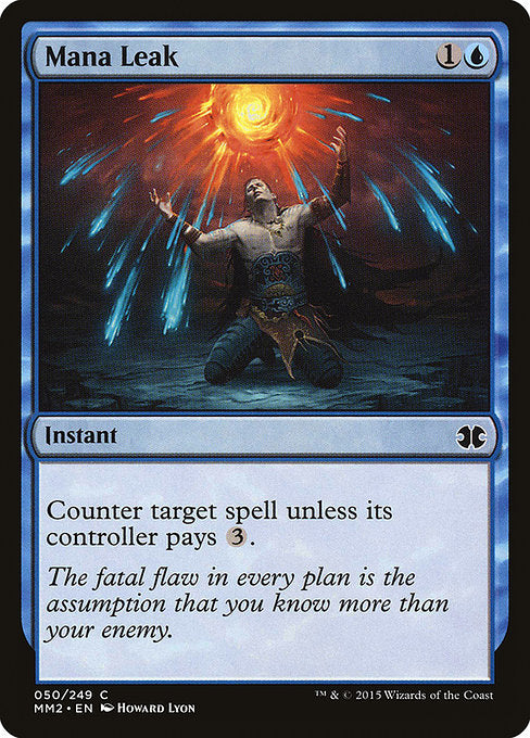 【Foil】【EN】マナ漏出/Mana Leak [MM2] 青C No.50