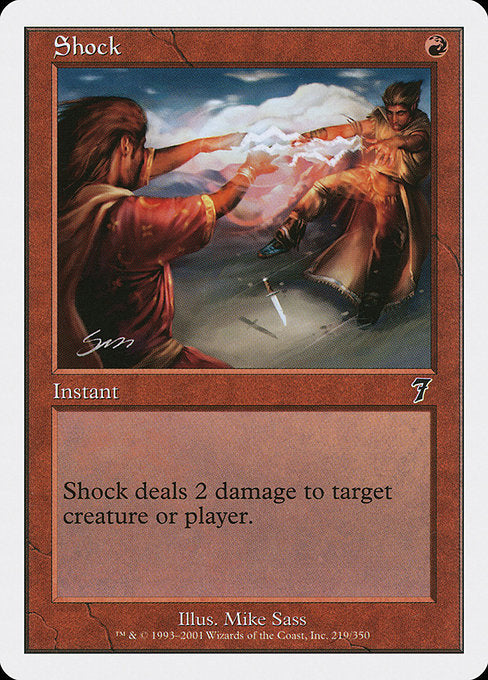 【EN】ショック/Shock [7ED] 赤C No.219