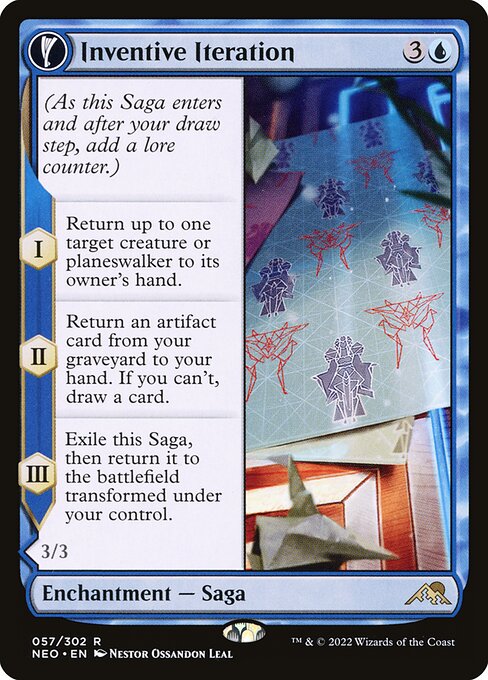 【Foil】【EN】Inventive Iteration // Living Breakthrough [NEO] 混R No.57