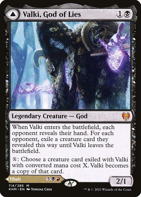 【EN】Valki, God of Lies // Tibalt, Cosmic Impostor [KHM] 混M No.114