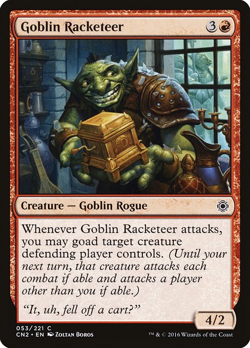 【Foil】【EN】強請り屋ゴブリン/Goblin Racketeer [CN2] 赤C No.53