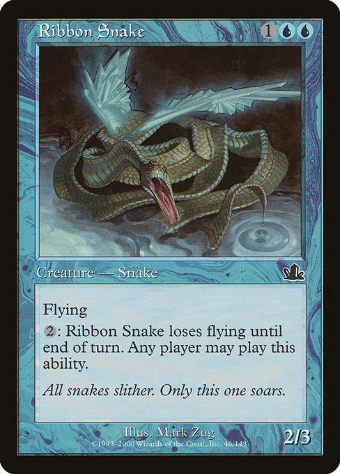 【EN】リボン蛇/Ribbon Snake [PCY] 青C No.46