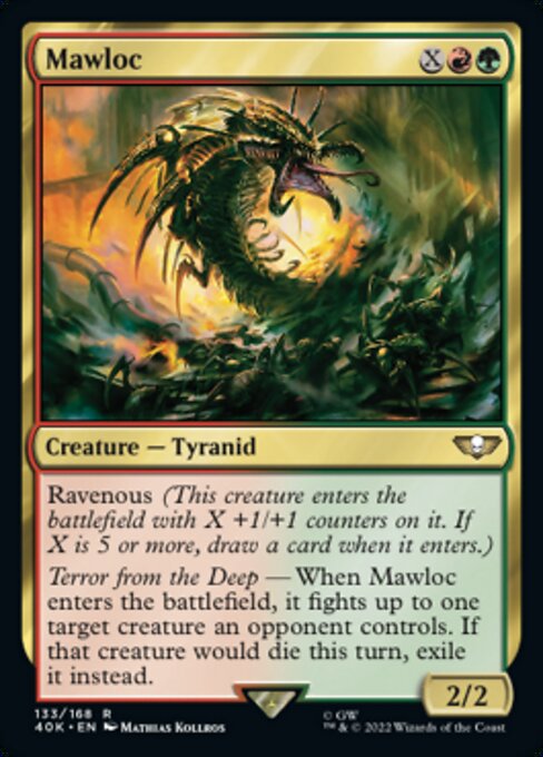 【Foil】【EN】Mawloc [40K] 金R No.133★