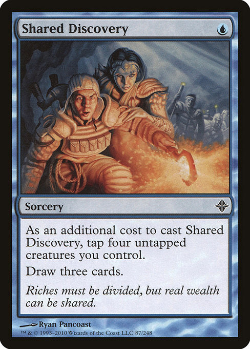 【Foil】【EN】分かち合う発見/Shared Discovery [ROE] 青C No.87