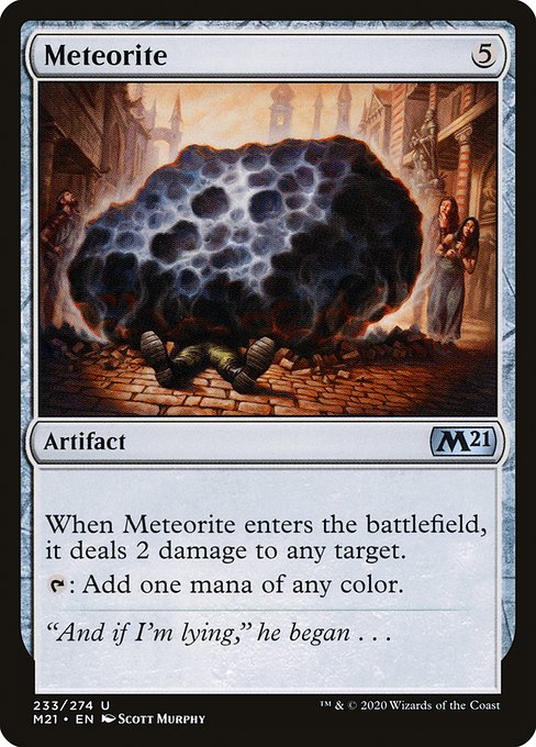【Foil】【EN】隕石/Meteorite [M21] 茶U No.233