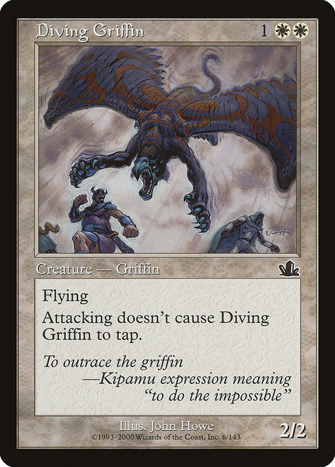 【Foil】【EN】急降下するグリフィン/Diving Griffin [PCY] 白C No.6