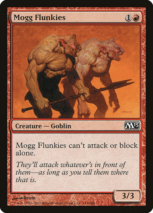 【Foil】【EN】モグの下働き/Mogg Flunkies [M13] 赤C No.143