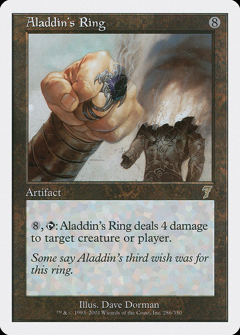 【EN】アラジンの指輪/Aladdin's Ring [7ED] 茶R No.286