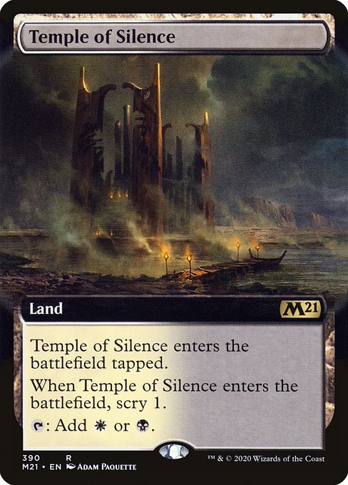 【Foil】【EN】静寂の神殿/Temple of Silence [M21] 無R No.390
