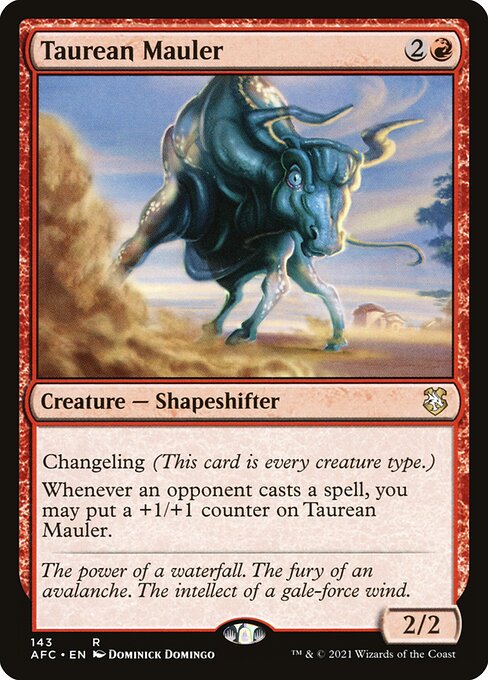 【EN】雄牛のやっかいもの/Taurean Mauler [AFC] 赤R No.143