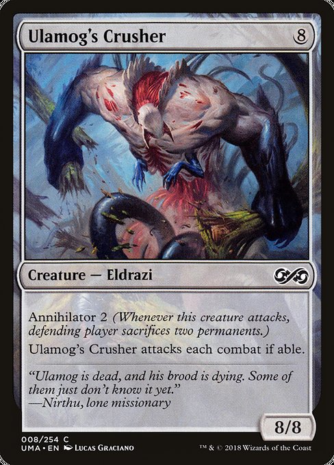 【Foil】【EN】ウラモグの破壊者/Ulamog's Crusher [UMA] 無C No.8