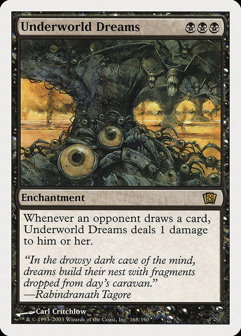【EN】地獄界の夢/Underworld Dreams [8ED] 黒R No.168