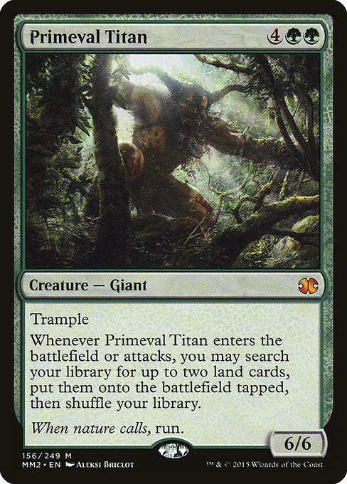 【EN】原始のタイタン/Primeval Titan [MM2] 緑M No.156