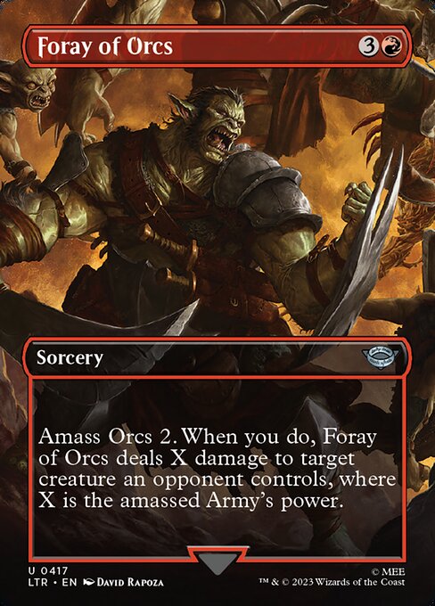 【Foil】【EN】オークの急襲/Foray of Orcs [LTR] 赤U No.417