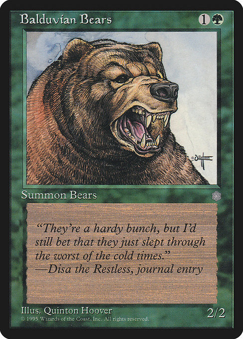【EN】Balduvian Bears [ICE] 緑C No.226