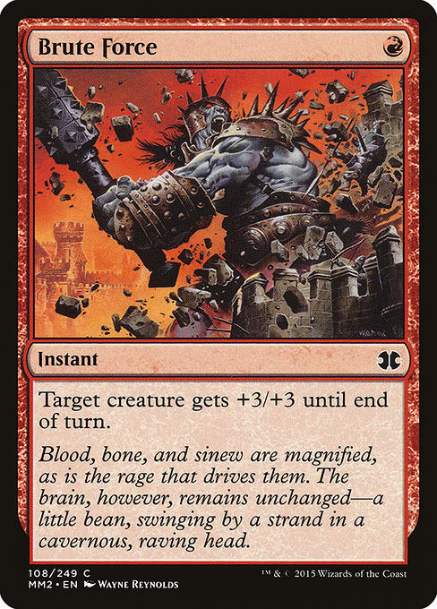 【Foil】【EN】粗暴な力/Brute Force [MM2] 赤C No.108