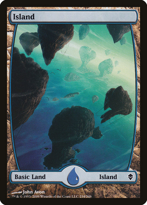 【Foil】【EN】島/Island [ZEN] 無C No.234