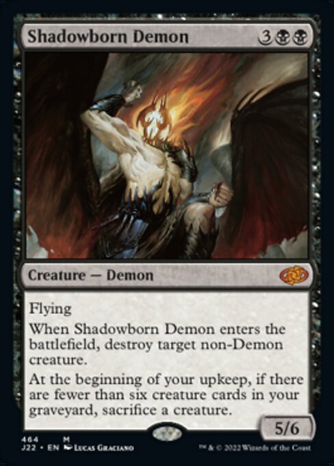 【EN】影生まれの悪魔/Shadowborn Demon [J22] 黒M No.464