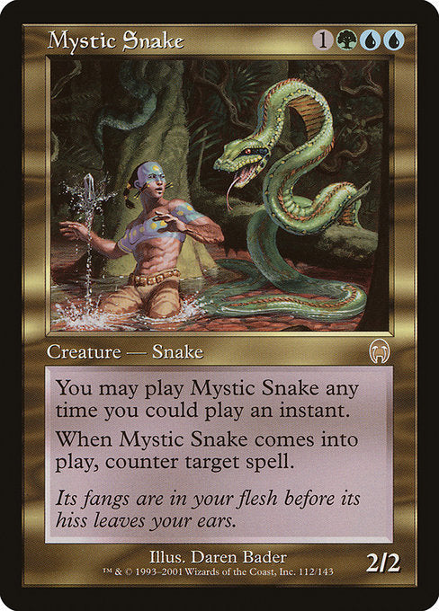 【Foil】【EN】神秘の蛇/Mystic Snake [APC] 金R No.112