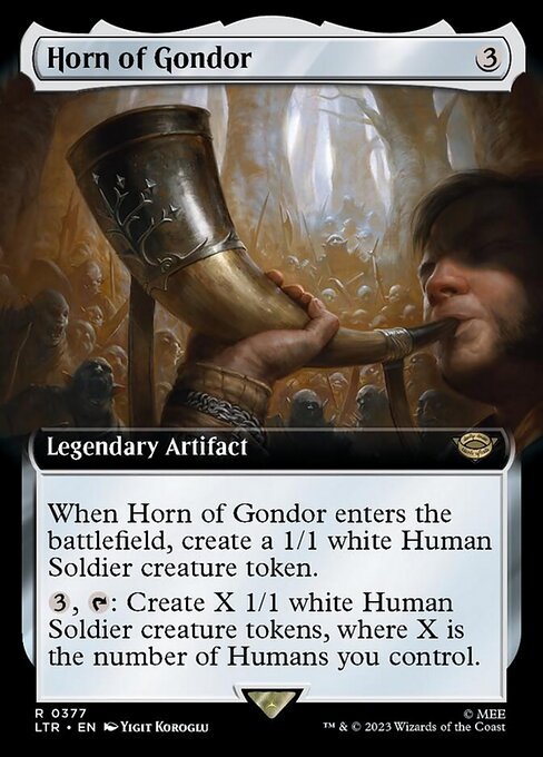 【Foil】【EN】ゴンドールの角笛/Horn of Gondor [LTR] 茶R No.377