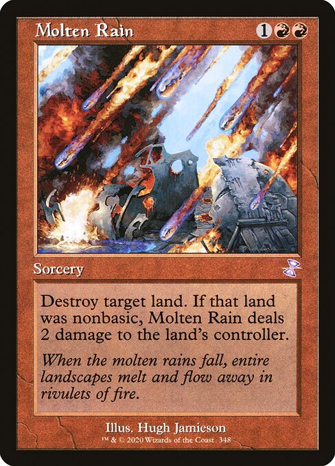 【Foil】【EN】溶鉄の雨/Molten Rain [TSR] 赤S No.348