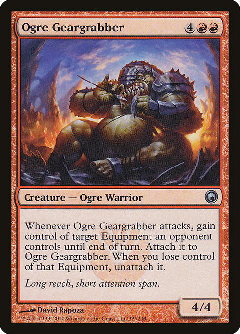 【EN】オーガの装具奪い/Ogre Geargrabber [SOM] 赤U No.99