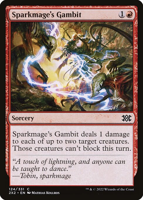 【EN】火花魔道士の計略/Sparkmage's Gambit [2X2] 赤C No.124