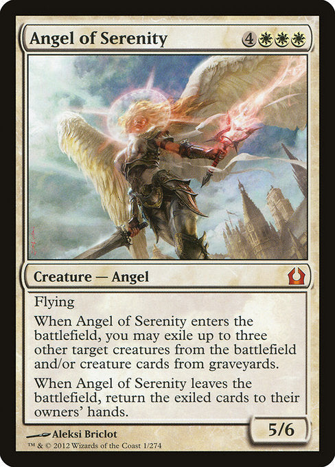 【EN】静穏の天使/Angel of Serenity [RTR] 白M No.1